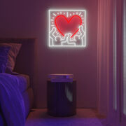 Keith Haring Radiant Heart neon light